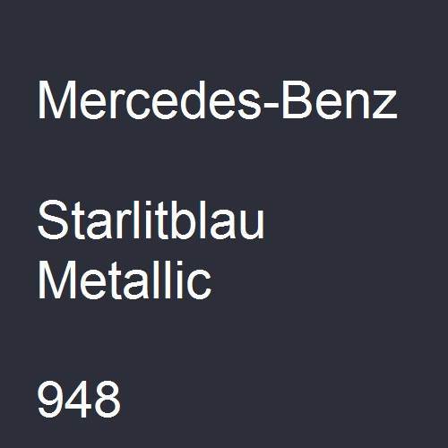 Mercedes-Benz, Starlitblau Metallic, 948.